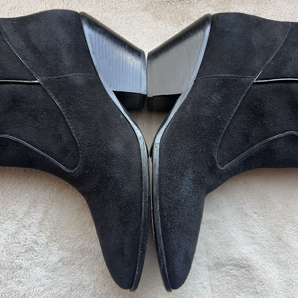 Giuseppe Zanotti Black Suede w/ Patent Leather Trim Western Boots EU 36‎ US 6 - Picture 7 of 16